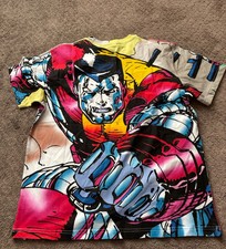 Bait X Marvel Jim Lee  Men’s Colossus Short Sleeve Tee Size Small picture