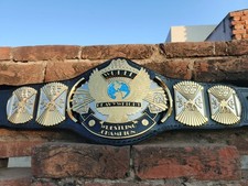 NEW Winged Eagle CNC Duel Wrestling Championship Adult Size 6MM Replica Belt picture