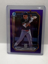 2026 Bowman Chrome Max Clark Purple Refractor /250 #BCP-236 Detroit Tigers picture