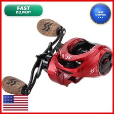 Sougayilang Baitcasting Reel 8:1 Gear Ratio Magnetic Braking 9+1 Bearings Right picture