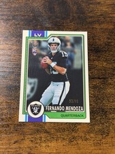 Fernando Mendoza 2026 Topps Football #301 Vintage Stock Variation /99 Raiders RC picture