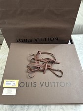 LOUIS VUITTON Empty Gift Box / Bag For Never Full W Original Price Tag 17x14x5 picture