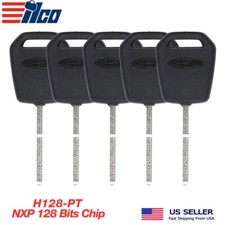5X ILCO Transponder Key for Ford H128-PT 128 Bit Ford Chip picture
