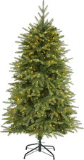 5Ft. Vancouver Fir Natural Look Artificial Christmas Tree with 350 Clear LED Lig picture