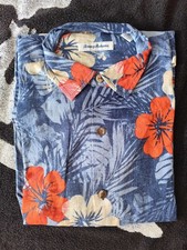 tommy bahama linen shirt M men FLORAL picture