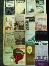 US Dept of Agriculture Booklets Bulletins - Cooking, Recipes 1930s-1970s Lot picture