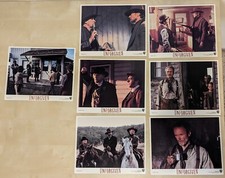 UNFORGIVEN 1992 ORIGINAL Lobby Cards set Of 7 RARE 8x10 Clint Eastwood picture