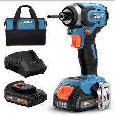 SENIX X2 20 Volt Max* 1/4-Inch Cordless Brushless Impact Driver Kit PDIX2-M2 picture