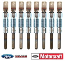 1983-1987 Ford F250 6.9L IDI Glow Plugs Set of 8 Motorcraft ZD-28 MC3Z-12A342-D picture