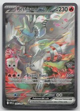 Reshiram ex 166/086 Holo Special Illustration Rare White Flare Pokemon Near Mint picture