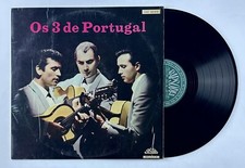 Os 3 De Portugal Signed 1966 1st Press LP Rare Portuguese Folk Vinyl VG+ VG picture