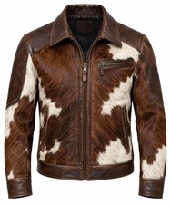 Cowhide hairy jacket picture