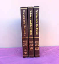 Vintage Encyclopaedia Britannica Year Books 1982 1983 1984 – 3 Hardcover Set picture