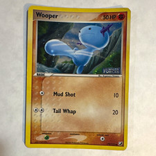 Pokemon Wooper 79/115 EX Unseen Forces Reverse Holo Stamped Card 2005 Vintage picture
