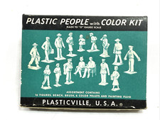Plasticville People #PF-4 In Mint Condition Never Used Rare Find picture