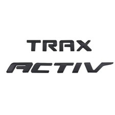Fits 2024 2025 Trax Emblems Rear Liftgate Trax & Activ Badges Gloss Black picture