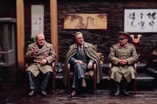 1/35 Scale WwII Yalta Three Giants Figure Model Kit Resin Printed picture