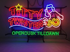 US STOCK Open Dusk Till Dawn Vintage Neon Light Sign Beer Bar Pub Decor 24