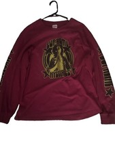 SS21 Supreme x Hysteric Glamour Dark Magenta L/S T-Shirt Medium picture