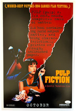 CHRISTOPHER WALKEN SIGNED PULP FICTION 12X18 MOVIE POSTER PHOTO JSA picture