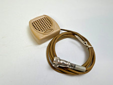Rare Vintage Turner Square Desk Microphone | Cream Lattice Grille | Untested picture