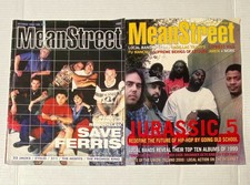 Pair MEAN STREET Magazine Save Ferris Misfits 311 Jurassic 5 Oct 1999 Jan 2000 picture