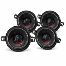 4x Warzone WZ-E372 3.5in 250W 4 Ohm Coaxial Dash Door Speakers picture