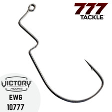 Victory Hooks 10777 EWG Hook Extra Wide Gap Black Nickel 25 50 or 100 Pack picture
