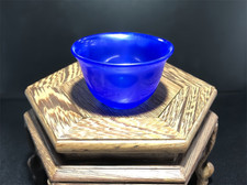 AAAA+ Handmade Blue Star Sapphire Lab-Created Classic Corundum Sapphire Tea Cup picture