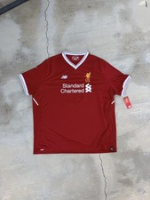 Liverpool Home 2017/2018 New Balance Lovren Soccer Jersey Mens Size 2XL picture