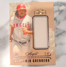 Topps Triple Threads Vladimir Guerrero Angels Memorabilia Insert UJR-VG /36 picture