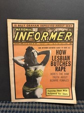 1970 Jan 4th National Informer Newspaper,  Lesbian Butches (VRN10C)-1 picture