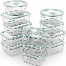 Razab Glass Food Storage Containers with Airtight Lids Microwave Safe, Set of 24 picture
