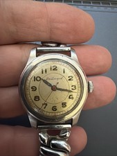 Vintage 1940s Boulevard Military Style Men's Watch - SWISS MADE - RUNNING picture