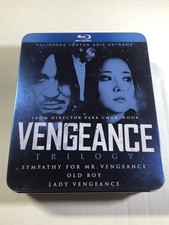 Vengeance Trilogy (Blu-ray 4 Disc Set TIN With Booklet) Good Condition picture