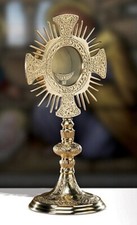 Monstrances, Cross and Rays Monstrance with Luna, 14