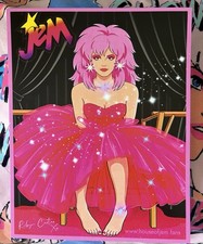 JEM and the Holograms Print – Autographed by Samantha Newark (Voice of Jem) picture