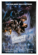 Star Wars: Empire Strikes Back Multi-Signed Poster (10 Signatures) - Beckett LOA picture