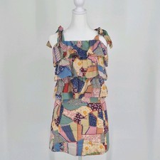 Sézane x Sea NY Patchwork Set Jacopa Blouse & Neli Skirt Floral Multi Sz 36 picture
