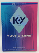 K-Y Yours & Mine Personal Lubricant for Couples, Sensorial Couples Lube 04/2027 picture