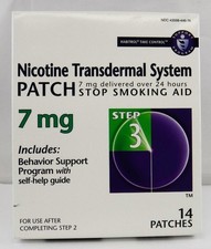 Habitrol® Nicotine Patch Step 3 7mg 14 TOTAL PATCHES Exp 12/2026+  picture