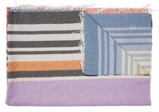 Missoni Home ‘Karlo’ Throw Blanket with Striped Motif and Fringe Trim Ends picture