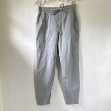 Lululemon ABC Jogger Air Woven Mens M Gray Pants LM5AJPS Drawstring picture