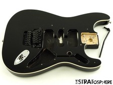 Fender Tom Morello Stratocaster Strat BODY + HARDWARE, Floyd Rose Bound Black. picture