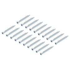 Furniture Confirmat Screw 7x70mm Hex Socket Wood Screws Zinc Plated 50pcs picture