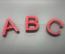 3D Printed Letters - CUSTOM -  ** PRICED PER INDIVIDUAL LETTER ** picture