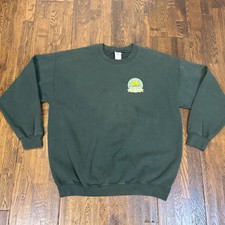 Vintage 2007 Seattle Sonics 40th Anniversary Sweatshirt XL Y2K NBA Gildan Green picture