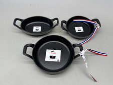Staub Enameled Cast Iron 3 pc mini set Grey (Reg. $230) picture