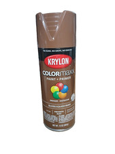 KRYLON COLORMAXX PAINT+PRIMER GLOSS EQUESTRIAN 5518 SPRAY PAINT 6PK picture
