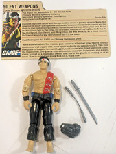 VINTAGE GI JOE ARAH MINTY QUICK KICK 1985 COMPLETE WITH CARD HASBRO picture